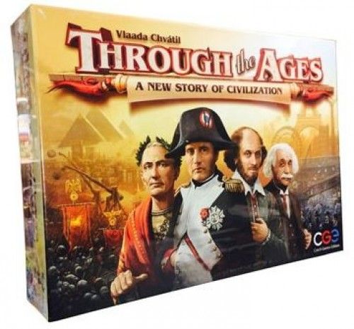 Through the ages: a new story of civilization - player areas | ultraboardgames