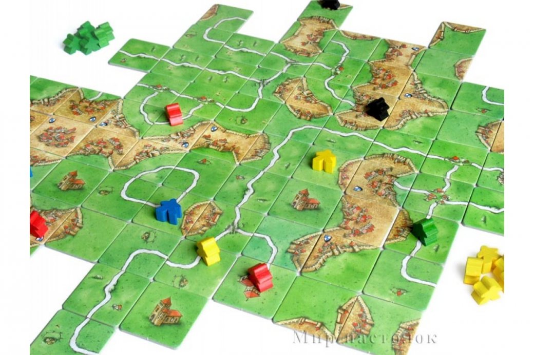 Настольная игра каркассон (carcassonne): правила, обзор, средневековье, дополнения, устав, тайлы, миплы,