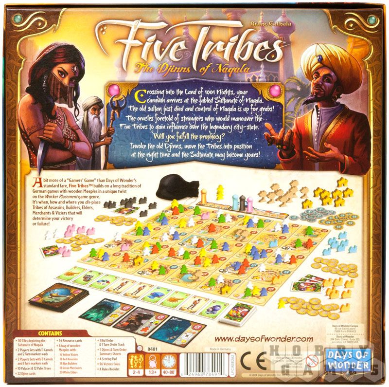 Пять племен (настольная игра) - five tribes (board game) - abcdef.wiki
