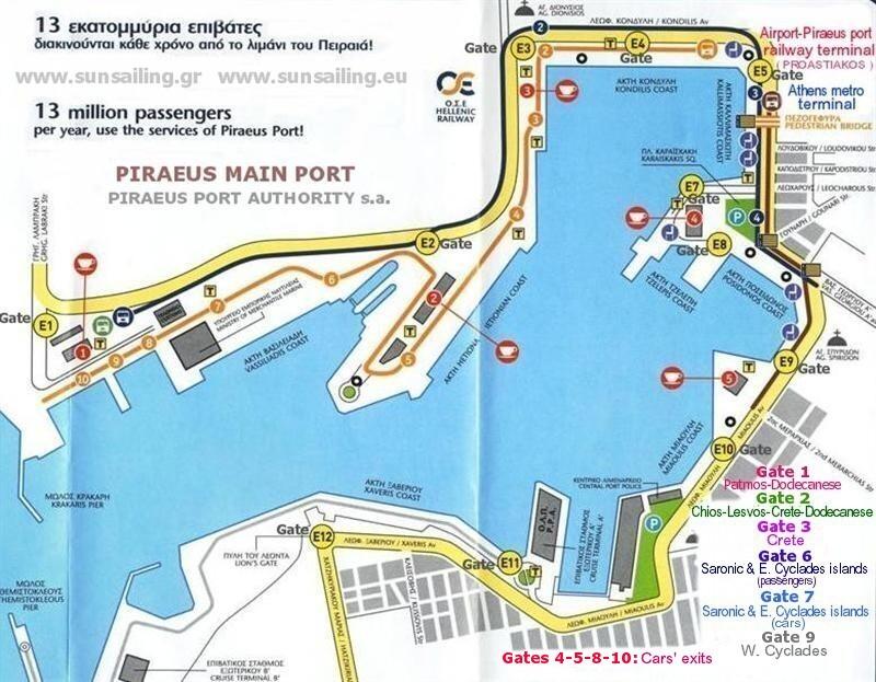 Пирейский порт — морской порт пирея, греция | easy travel