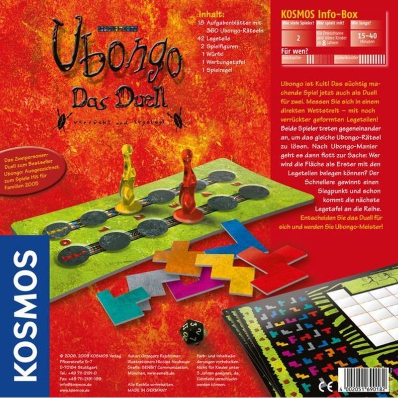 Обзор игры «Ubongo — Das Duell»