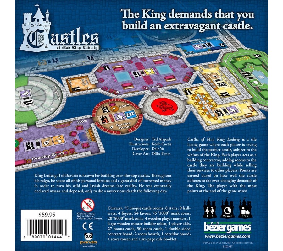 Castles of Mad King Ludwig –  Обзор игры