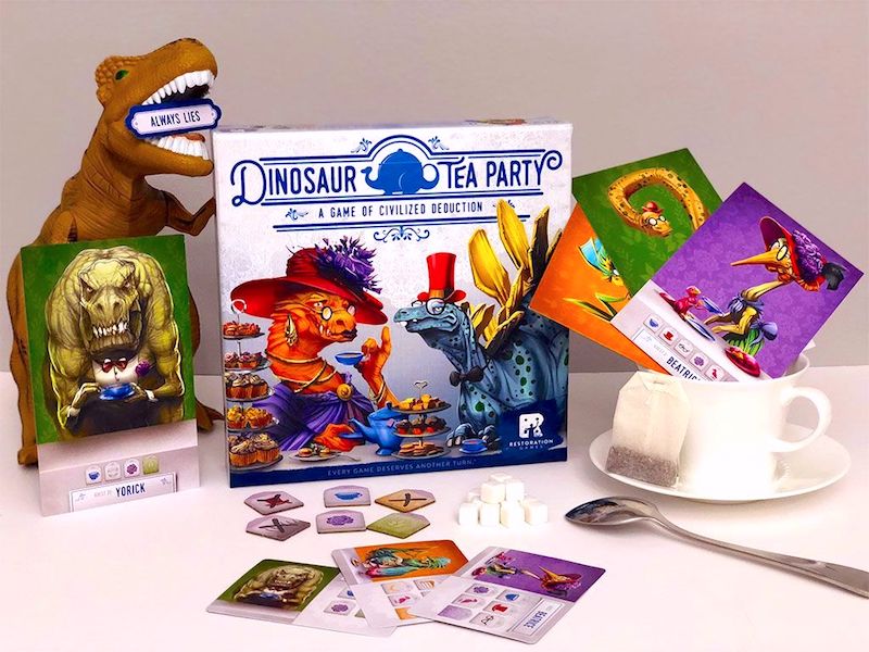 Make time for a dinosaur tea party