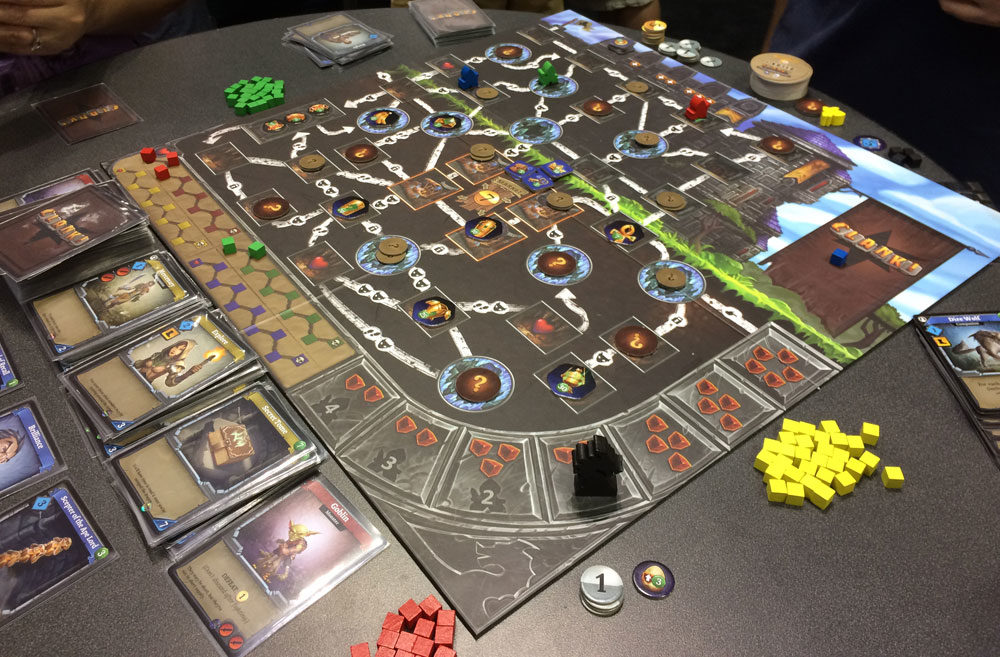 Tabletop game / 
 clank! a deck-building adventure